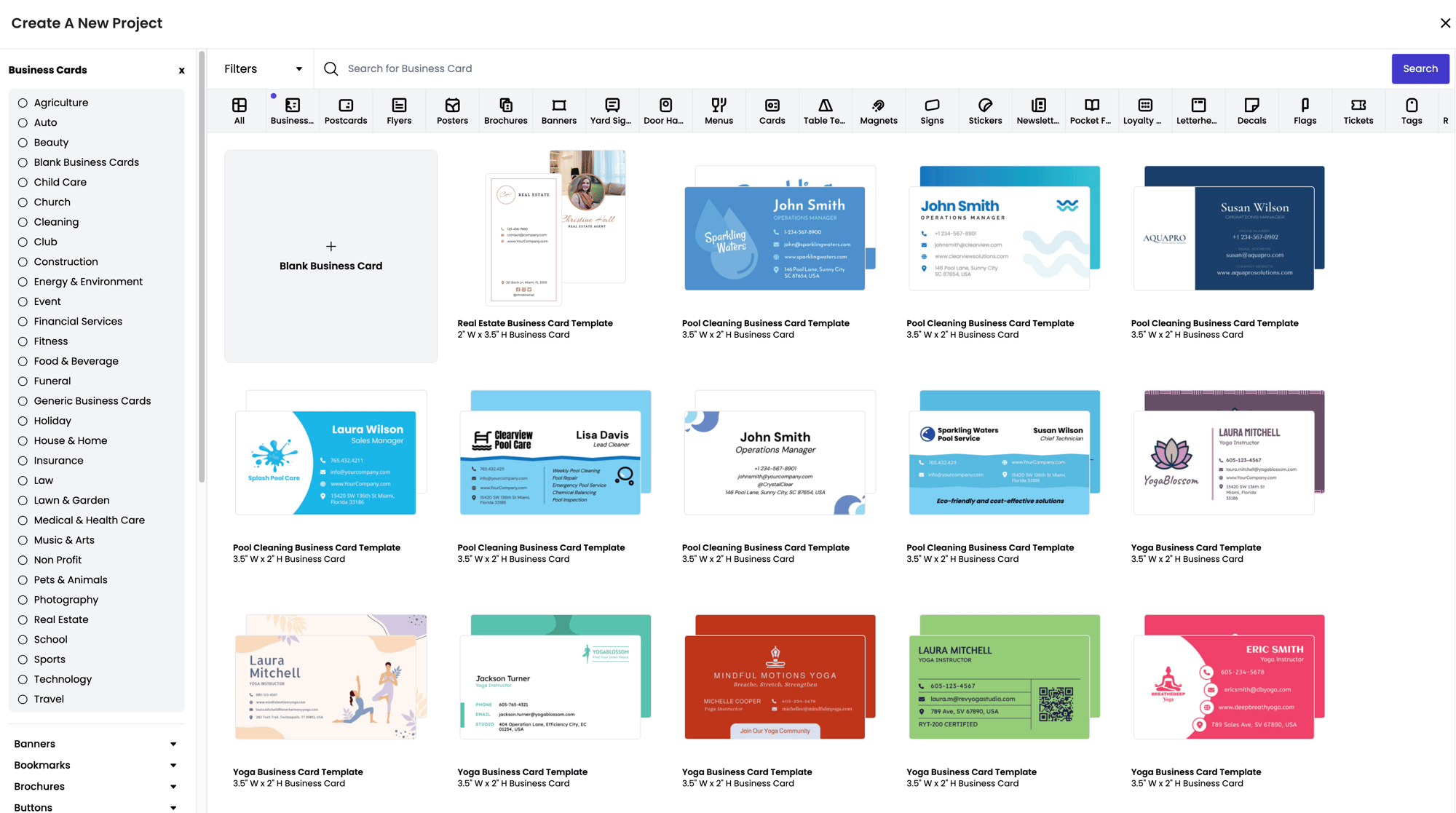 custom business card-step2