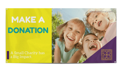 Example of banner for a Giving Tuesday event - missionprint.com  
