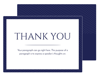 : Example of thank you note following a donation or charity event - missionprint.com  
