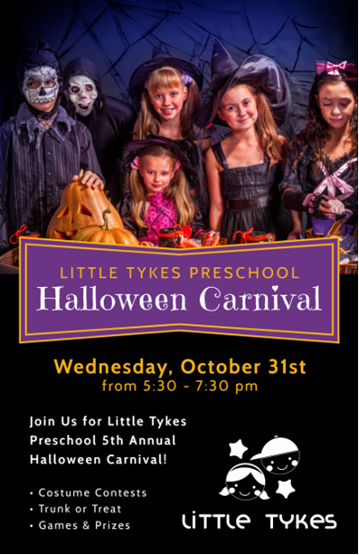 Halloween carnival flyer example - missionprint.com  